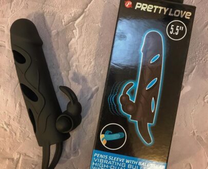 ปลอก PENIS SLEEVE WITH BALL STRAP 1 KJ34