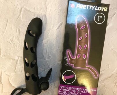 ปลอก PENIS SLEEVE WITH BALL STRAP 2 KJ35